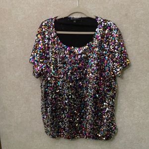 Beautiful INC Sequin Top